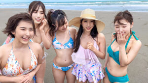 【巨乳 中出し】素人ビキニ美女グループ海ナンパ 汗だく生ハメ中出し壮絶スーパー大乱交！！怒涛の12P│いんすた│h_1472instna00002
