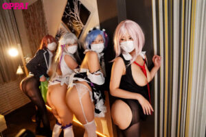 【巨乳 中出し】ワケあり爆乳コスプレイヤーたちとイベント終わりセクハラ中出しオフ会│OPPAI│pppe00143