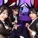 【巨乳 中出し】【VR】会員制高級ラウンジ裏オプ巨乳バニー中出しハーレム│TMAVR│55tmavr00269