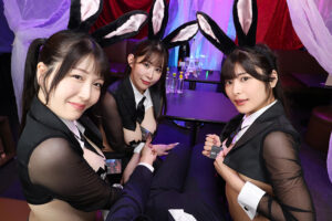 【巨乳 中出し】【VR】会員制高級ラウンジ裏オプ巨乳バニー中出しハーレム│TMAVR│55tmavr00269