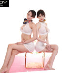 【巨乳 中出し】あなたの射精を完全支配 焦らし早出し絶対連射！ W極細スレンダー巨乳メンズエステティシャン 有坂深雪 蓮実クレア│E-BODY│ebod00856