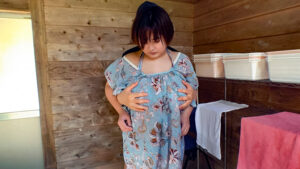 【巨乳 中出し】中出し露天温泉 教師を目指すショートカットのムチムチJカップいいなりJD│ま○こ銀行│h_1495bank00067