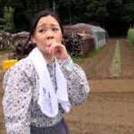 【巨乳 中出し】農業の実態調査と作業中の熟女さんをナンパしてホテルでインタビュー！バツイチ性欲旺盛熟女と欲求不満解消の中出しSEX！│即ヌキ│h_1724a140g00009