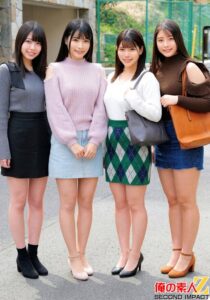【巨乳 中出し】素人女子2人と童貞1人の夢の3Pハーレム生筆おろし りな/さくら/みくる/あすな│俺の素人-Z- SECOND IMPACT│h_1732orecs00590