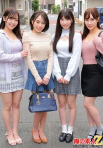 【巨乳 中出し】素人女子2人と童貞1人の夢の3Pハーレム生筆おろし みれい/しおり/ももね/ひめの│俺の素人-Z- SECOND IMPACT│h_1732orecs00591