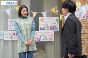 【巨乳 中出し】2人目を妊娠した妻が里帰りしている間、長男が通う保育園の先生と自宅でSEXしまくったー。 都月るいさ│溜池ゴロー│mfyd00147